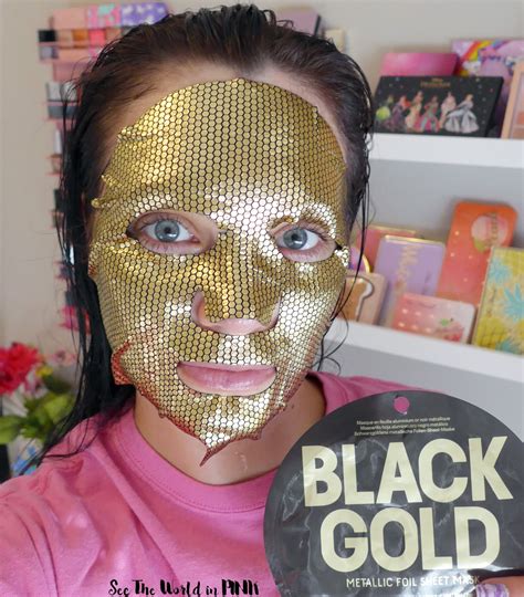 gold metallic foil sheet mask|Metallic Foil Mask .